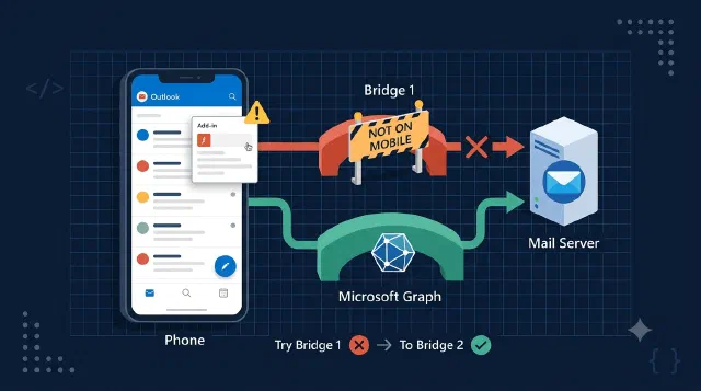 Same Email, Different Source: Falling Back to Microsoft Graph on Outlook Mobile